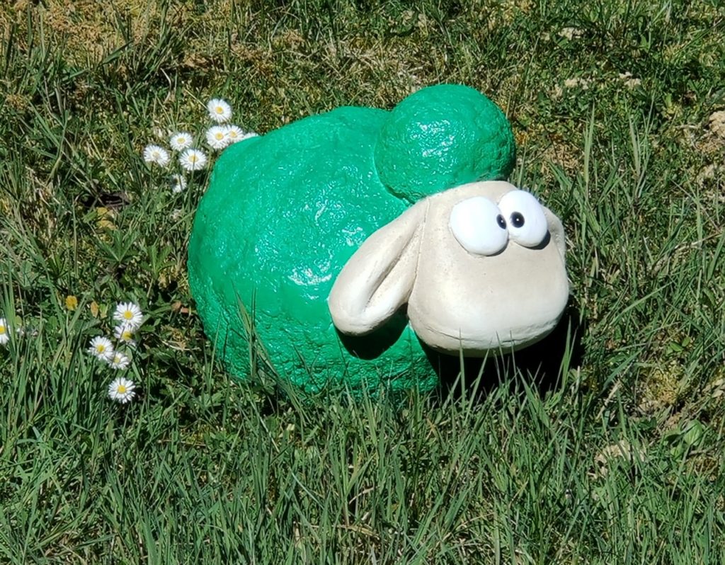 Notre mascotte au service des espaces verts